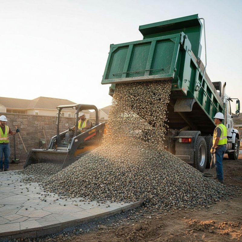 Local Gravel Delivery pros at work